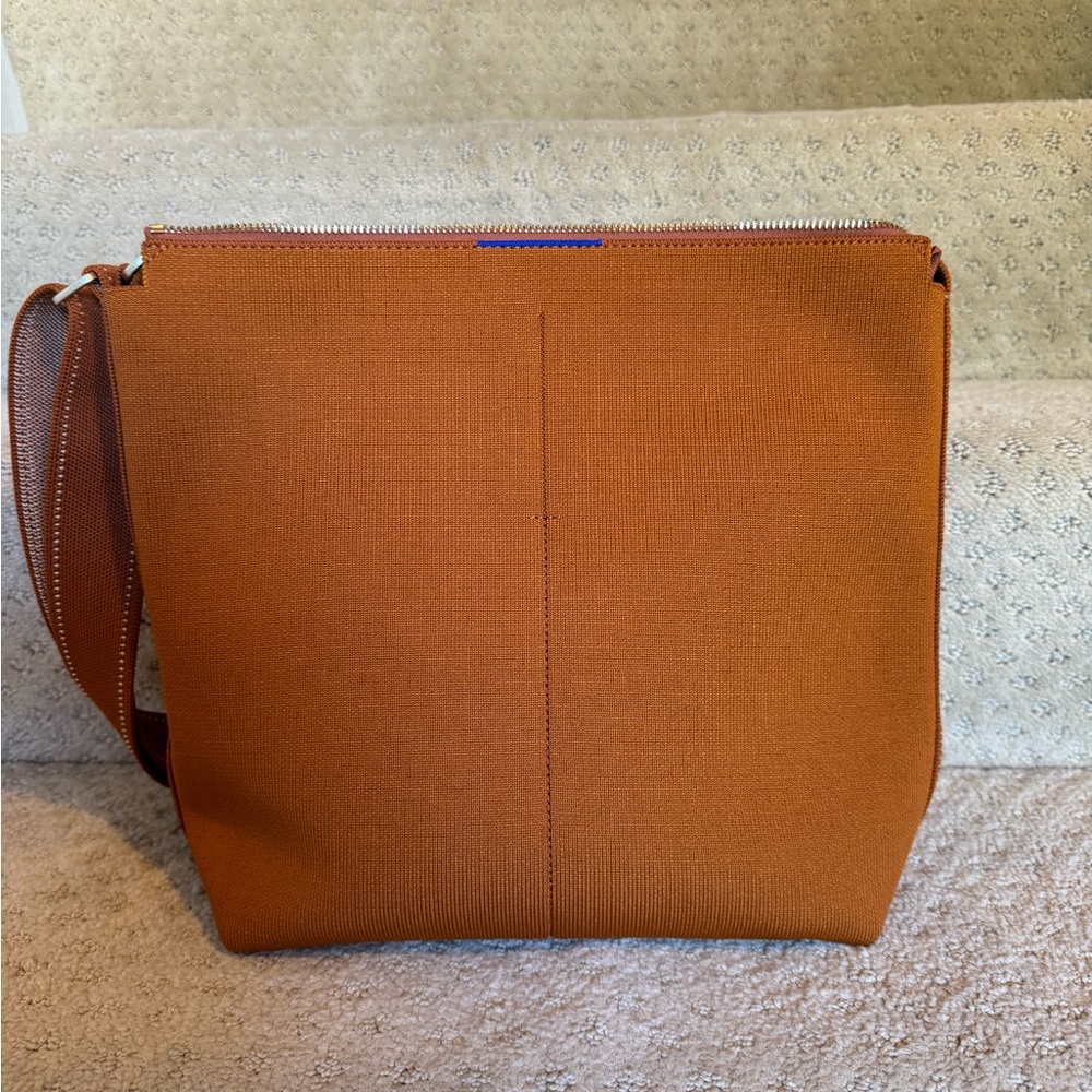 Rothy's Mini Zip Bucket in Amber Brown